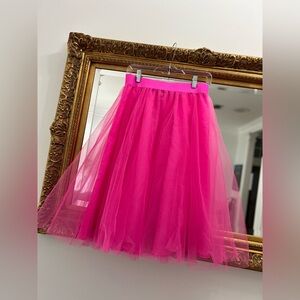a new day Hot Pink Tulle Skirt